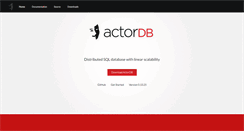 Desktop Screenshot of actordb.com